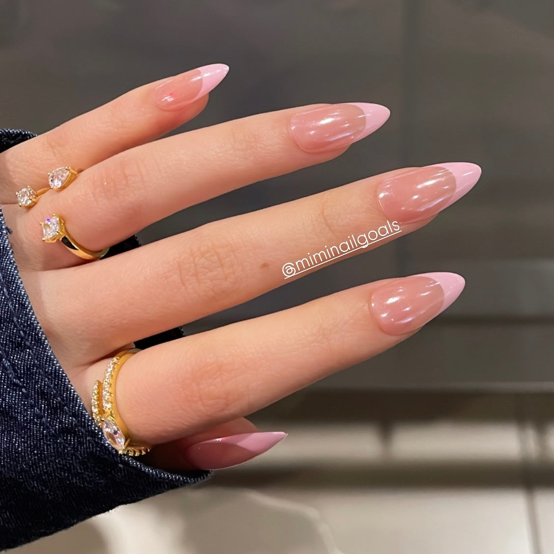 Pink Chrome French💖